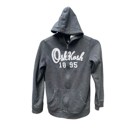 3 for $25 SPECIAL OSHKOSH B'GOSH LOGO JACKET ZIP UP HOODIE SWEATSHIRT BOYS SIZE - Picture 3 of 8